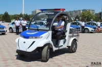 Автопарк Магнистауских полицейских пополнился новыми электромобилями